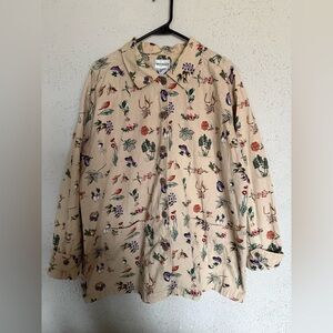 Vintage Napa Valley Botanical Cotton Jacket
